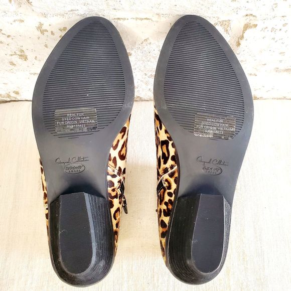 Dr. Scholl’s Largo Ankle Bootie Animal Print Leather Boot Funky Casual SZ 7.5 - Picture 6 of 9